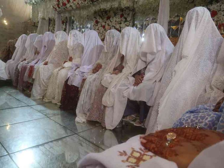 Matrimonio di massa a Quetta nella comunità Hazara