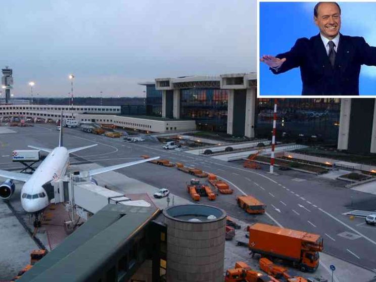 L'aeroporto di Malpensa è stato ufficialmente intitolato a Silvio Berlusconi