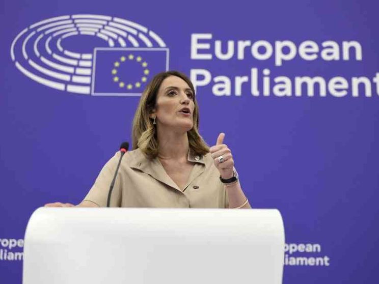 Rielezione plebiscitaria per Roberta Metsola alla presidenza del Parlamento europeo
