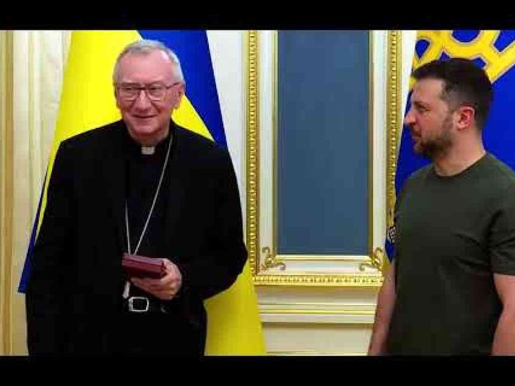 Parolin incontra Zelensky. La gratitudine del presidente ucraino