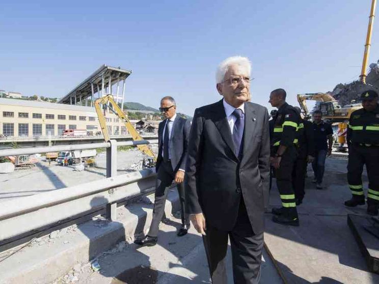 Mattarella e Meloni: accertare colpe e responsabilità del crollo