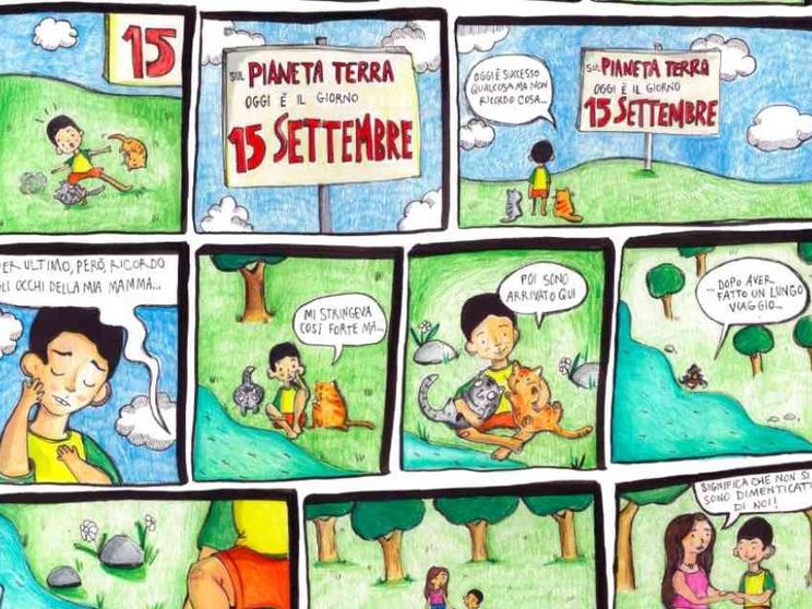 Il fumetto sul piccolo Mattia, che due anni fa morì nell'alluvione