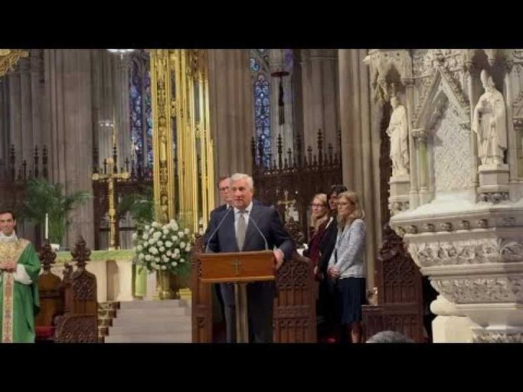 La prima Messa in italiano a St Patrick. Presente anche il ministro Tajani