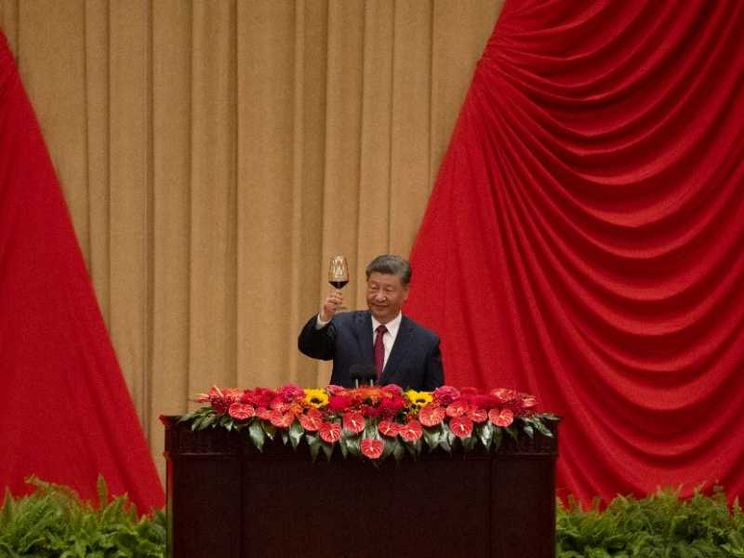 Il Partito si autocelebra "conquistando" Taiwan