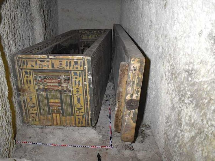 Scoperta la tomba di Idy: doppio sarcofago a 15 metri di profondità