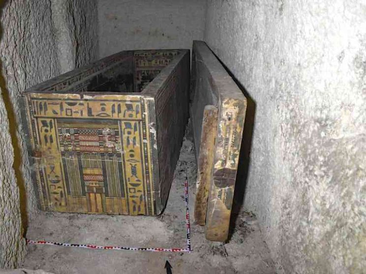 Scoperta la tomba di Idy: doppio sarcofago a 15 metri di profondità