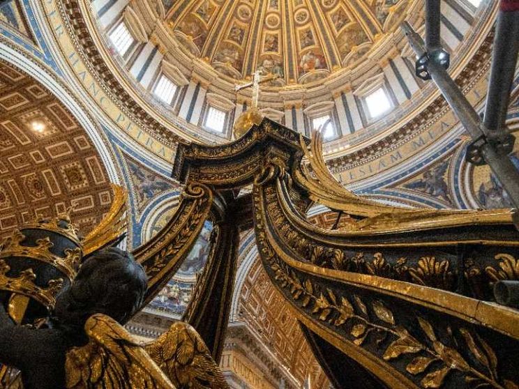 Il 27 ottobre torna a splendere il Baldacchino del Bernini. Ecco come sarà