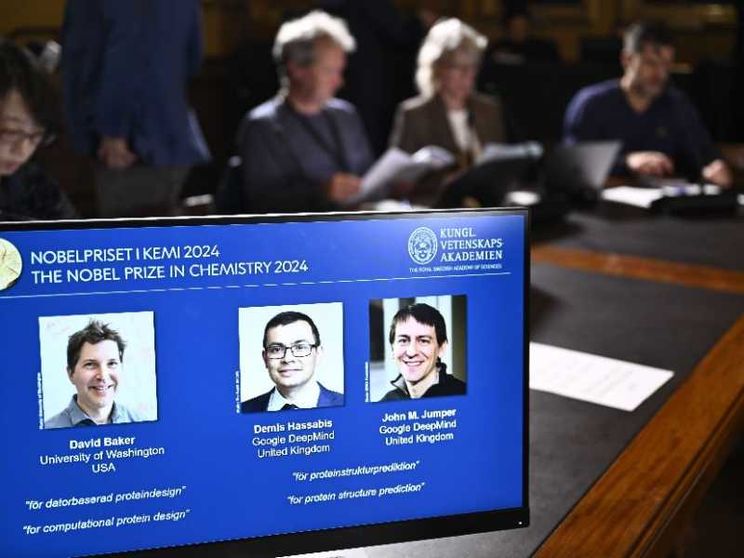 Proteine, a Baker, Hassabis e Jumper il premio Nobel per la Chimica