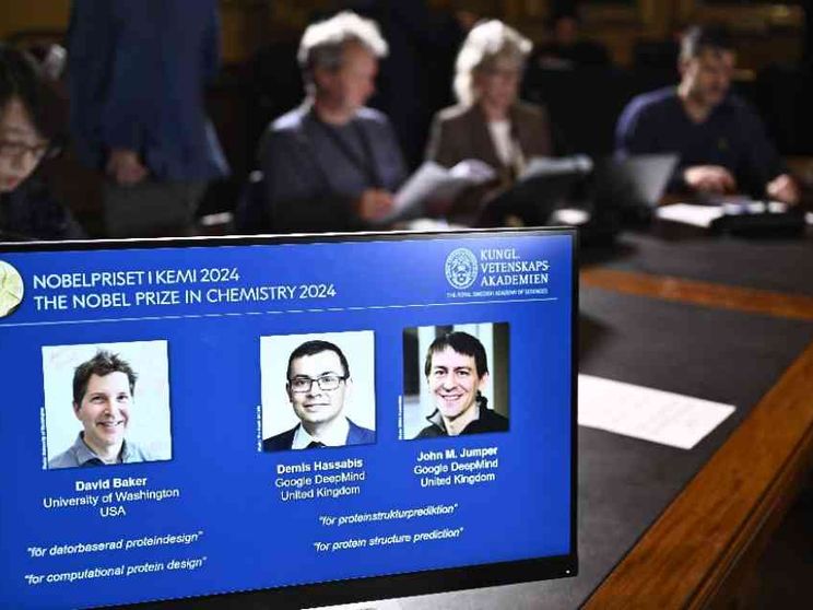 Proteine, a Baker, Hassabis e Jumper il premio Nobel per la Chimica