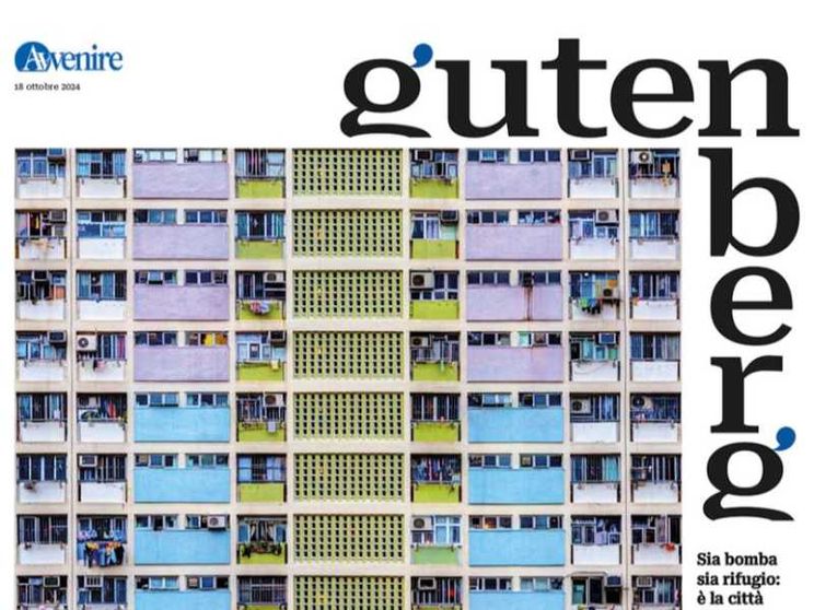 Megalopoli a due volti sul nuovo “Gutenberg” in edicola venerdì 18 ottobre
