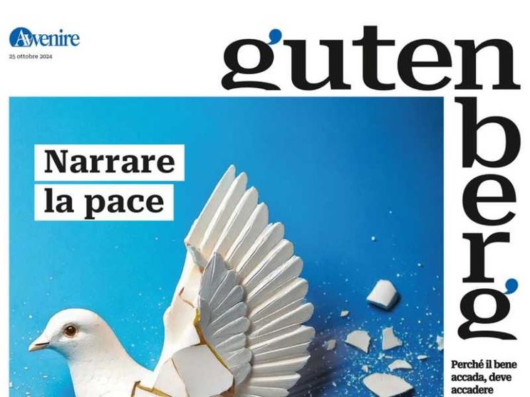Su "Gutenberg" la sfida di narrare la pace. In edicola venerdì 25 ottobre