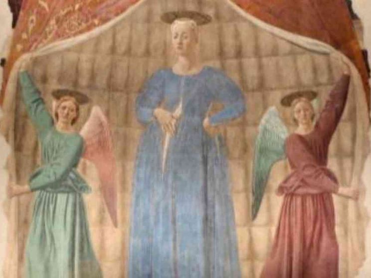 Cacciari: «Nella Madonna del parto di Piero c'è l'ordine del mondo»