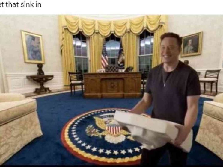 Perché Musk ha postato su X se stesso e un lavabo nello Studio Ovale