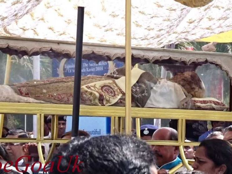 A Goa l'esposizione delle reliquie di San Francesco Saverio