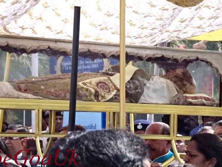 A Goa l'esposizione delle reliquie di San Francesco Saverio