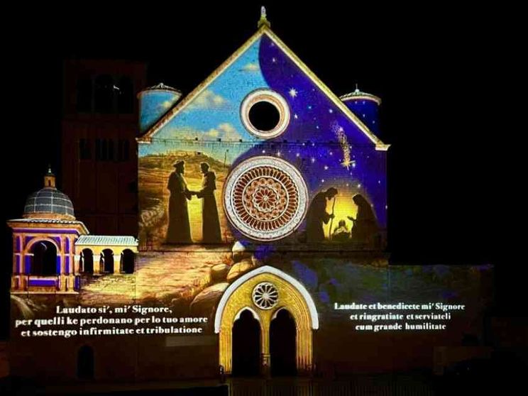 Così il Cantico di San Francesco accende il Natale di Assisi