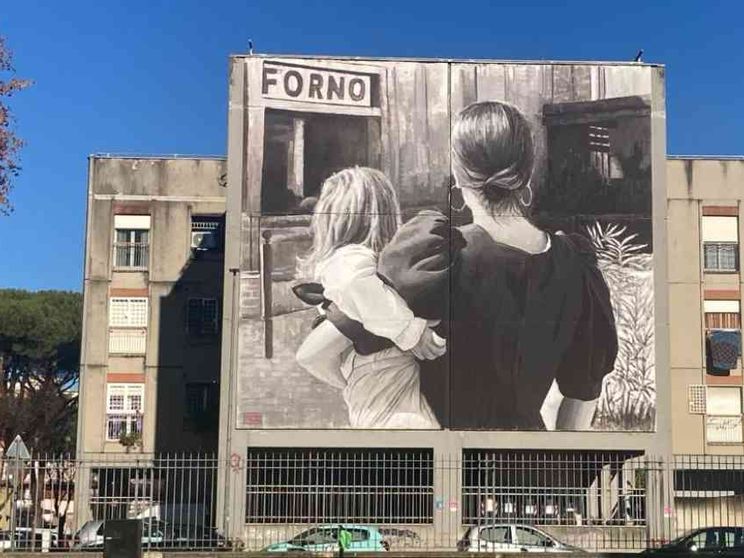 L'arte non ha sbarre: murales fuori e dentro al “femminile” di Rebibbia