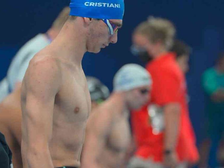 Federico Cristiani, l'aquila vola anche in acqua