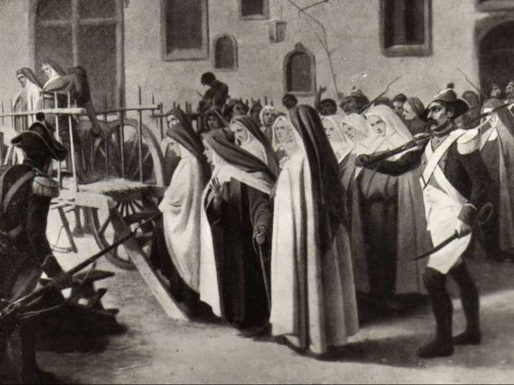 Sante le 16 carmelitane ghigliottinate durante la Rivoluzione Francese