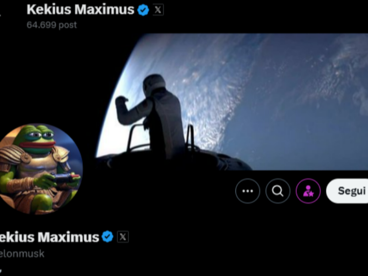 Musk fa la rana-gladiatore su X, agita la politica e muove le criptovalute