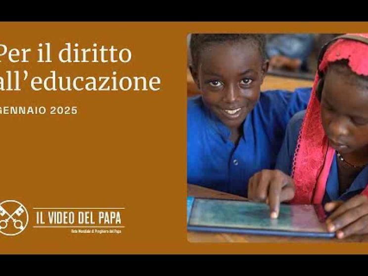 Il Papa: fermiamo la catastrofe educativa