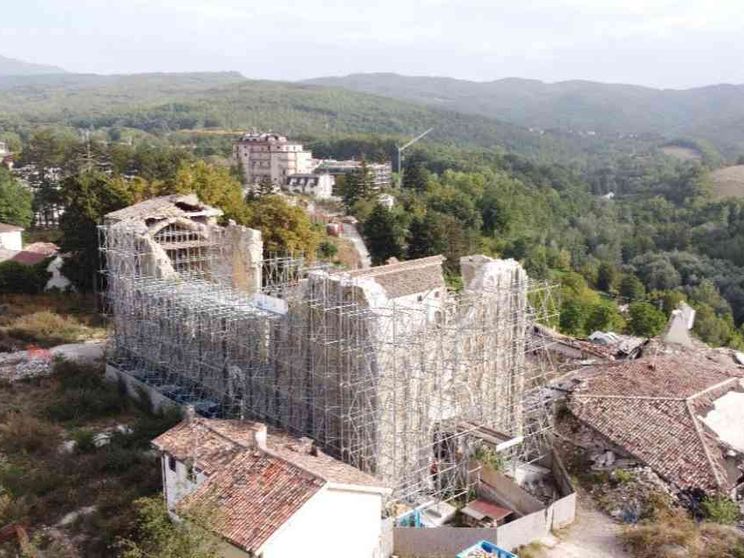 Ad Amatrice è al via il progetto di ricostruzione della chiesa di San Francesco