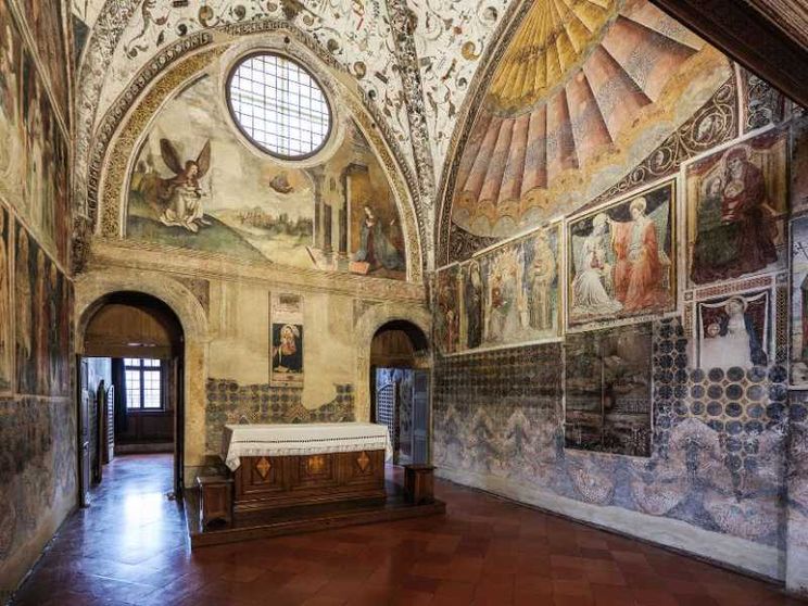 L’affresco di una tenda islamica scoperto in una chiesa medievale di Ferrara