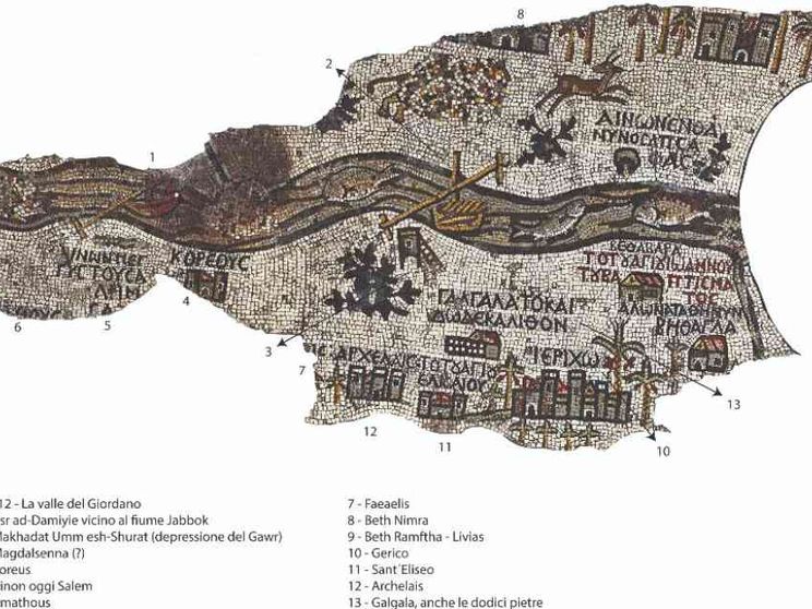 Giordania, nel mosaico di Madaba c’è tutta la terra biblica