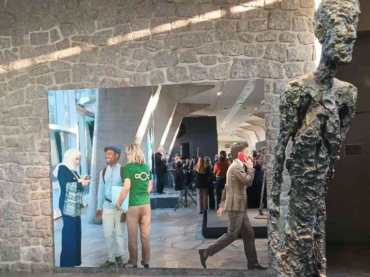 Pistoletto: «Dono all'Unesco la mia arte per la pace»