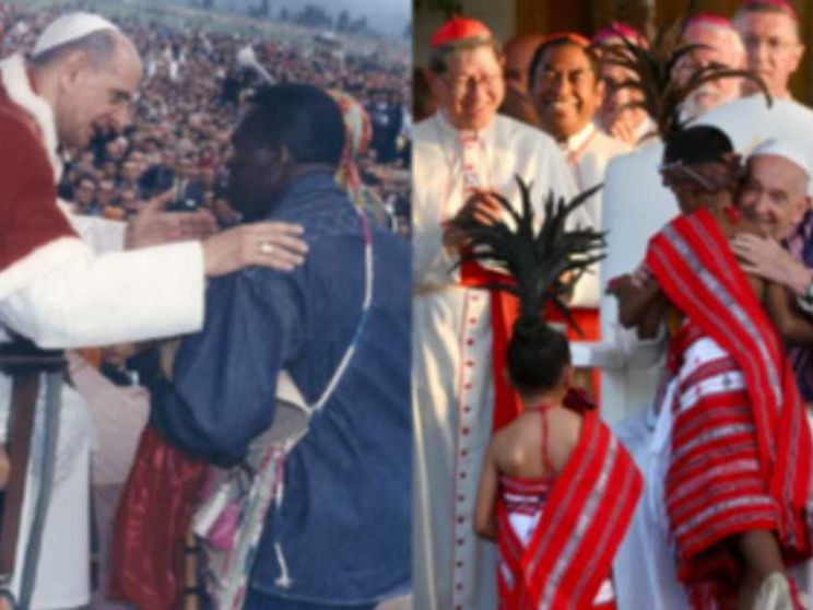 Scarpe vecchie e tre grandi “amori”: papa Francesco sui passi di Paolo VI