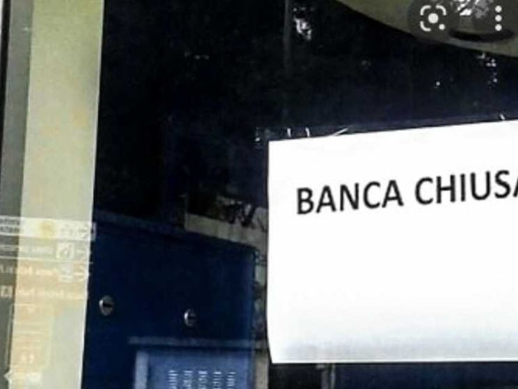 Altri cinque comuni sono rimasti senza nemmeno una filiale bancaria