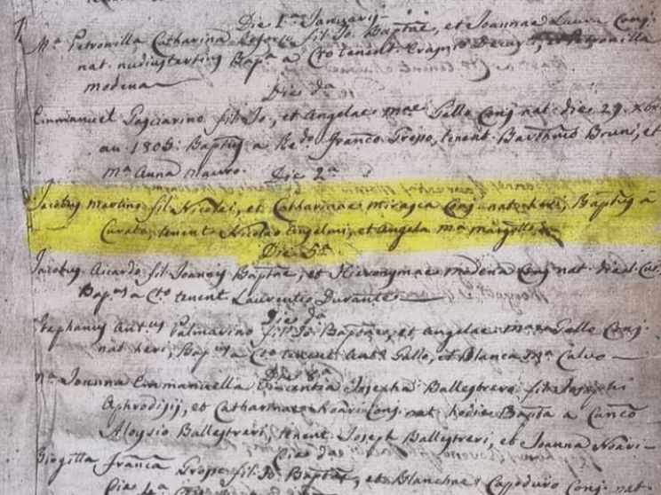 Il trisnonno di Papa Leone XIV era di Sanremo? I documenti in cattedrale