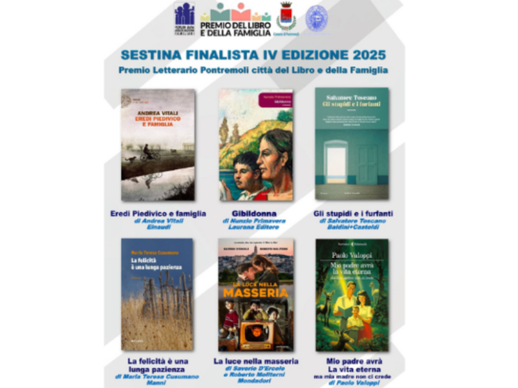 Premio "Pontremoli Città del Libro e della Famiglia", ecco la sestina finalista