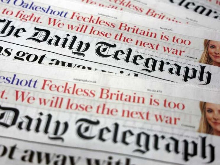 Il fondo RedBird acquista Telegraph per quasi 600 milioni di euro