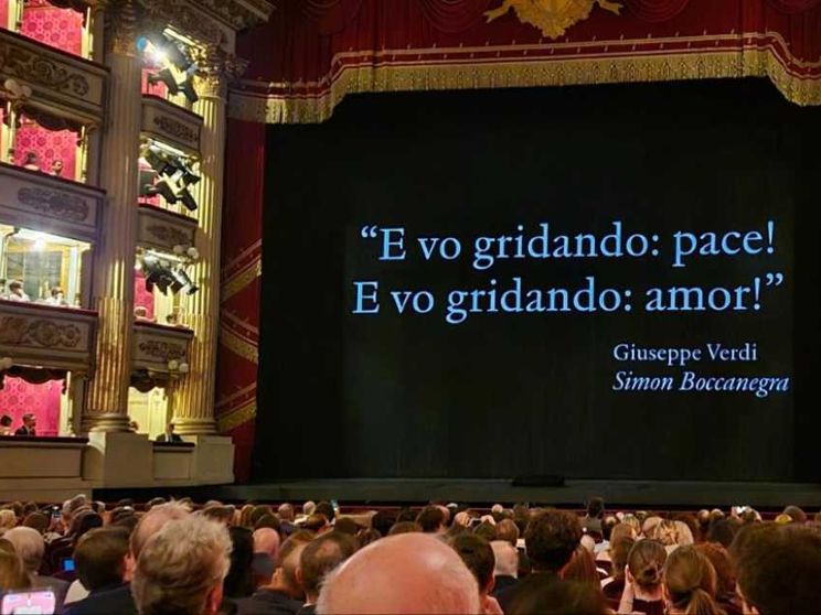 La Scala fa dire a Verdi e Wagner stop alla guerra