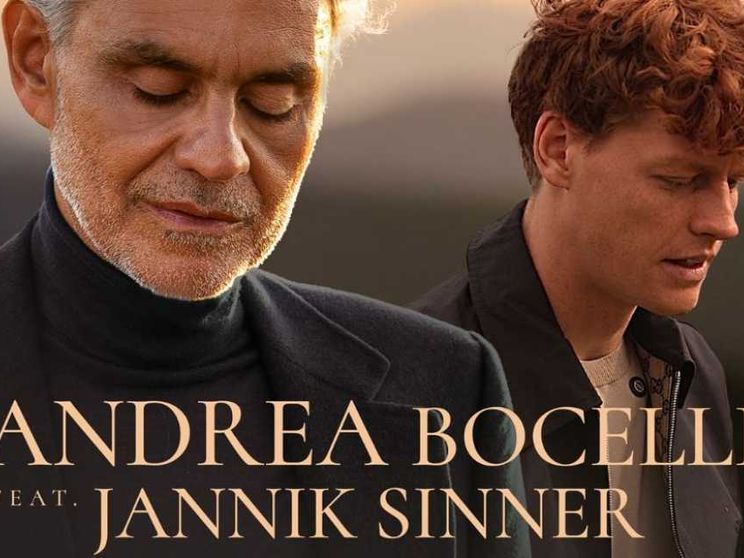 Bocelli e Sinner in un duetto inedito tra voce e racconto