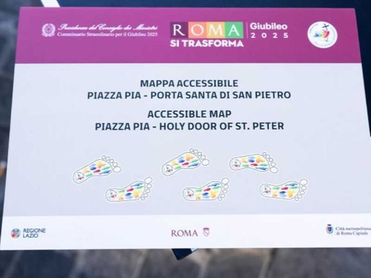 Segnali, video, impronte: così il Giubileo diventa “accessibile”