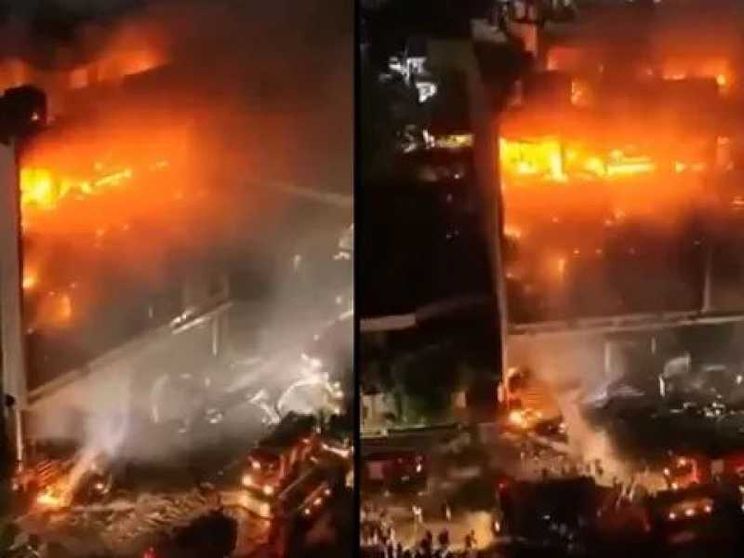 Centro commerciale in fiamme, oltre sessanta vittime in Iraq
