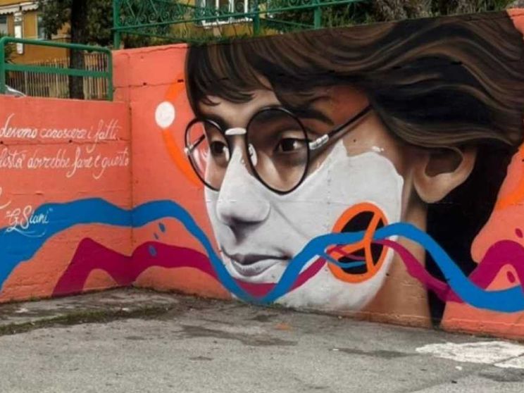 C'è un murale nel carcere di Secondigliano per ricordare chi è stato ucciso