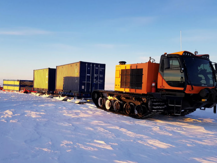 Missione in Antartide: ecco il cingolato italiano che sfida i ghiacci