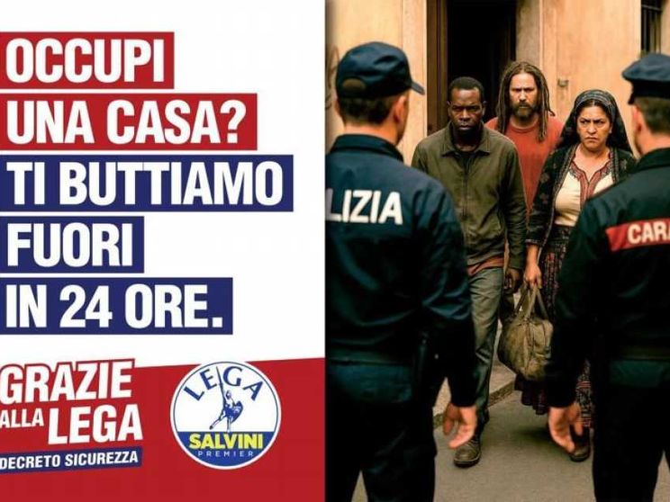 Perché Roma ha fatto rimuovere questi manifesti della Lega