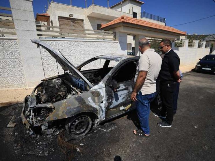 I cristiani di Taybeh sono stati di nuovo attaccati dai coloni