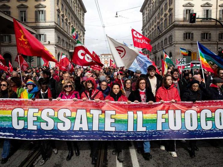 «L'Italia fermi l'invio di armi ad Israele». I pacifisti contro il governo
