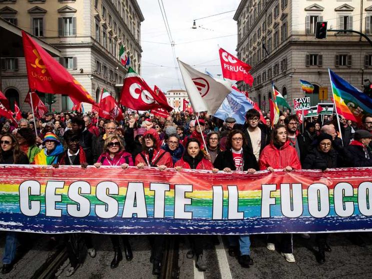 «L'Italia fermi l'invio di armi ad Israele». I pacifisti contro il governo