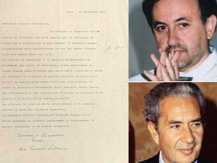 Don Latronico, Moro e Cl: in una lettera l'invito a scuola di comunità