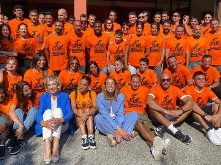 Metsola a San Patrignano: «Qui c'è un modello di welfare per l'Europa»