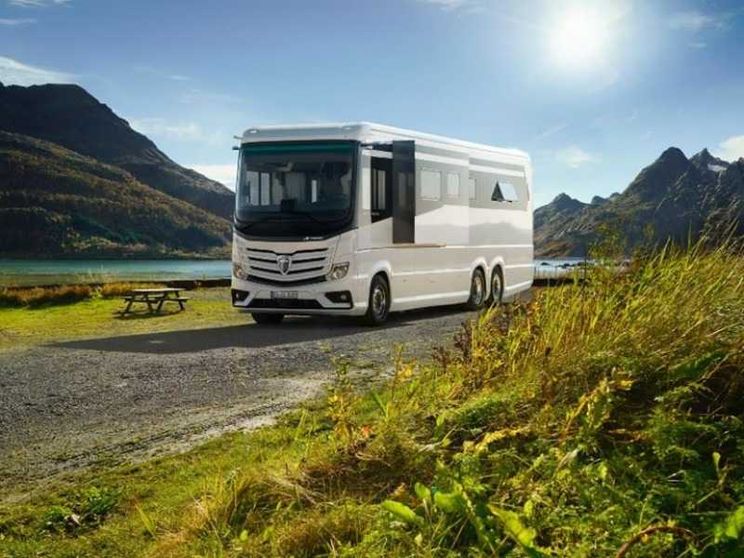 Il camper da 1 milione di euro, la stella del Salone di Parma