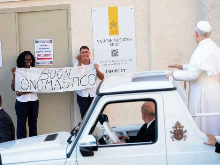 L’onomastico del Papa. «Gaza, situazione inaccettabile. Sorga un'alba di pace»