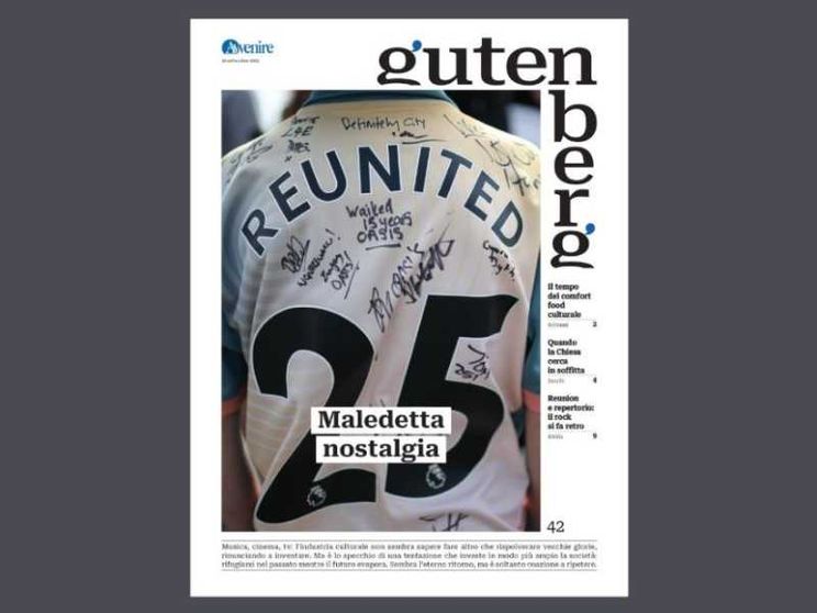 Per “Gutenberg” del 26 settembre è “Maledetta nostalgia”
