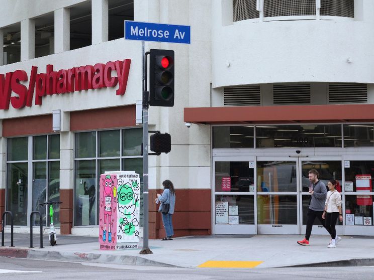 Immagine di una farmacia a Los Angeles negli Stati Uniti